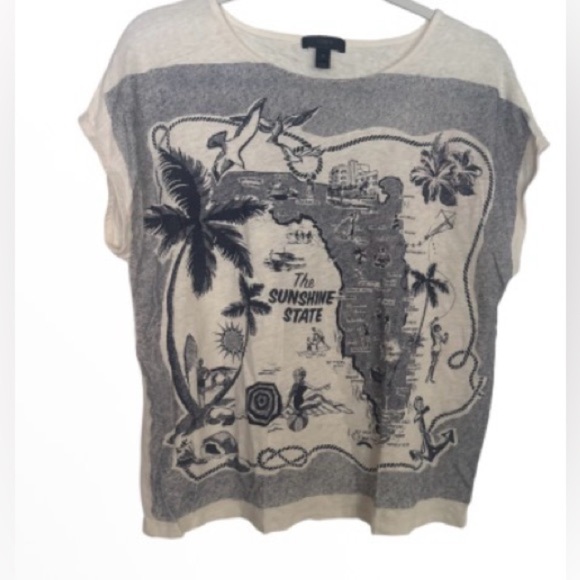 J. Crew Tops - J. Crew linen Florida Tee